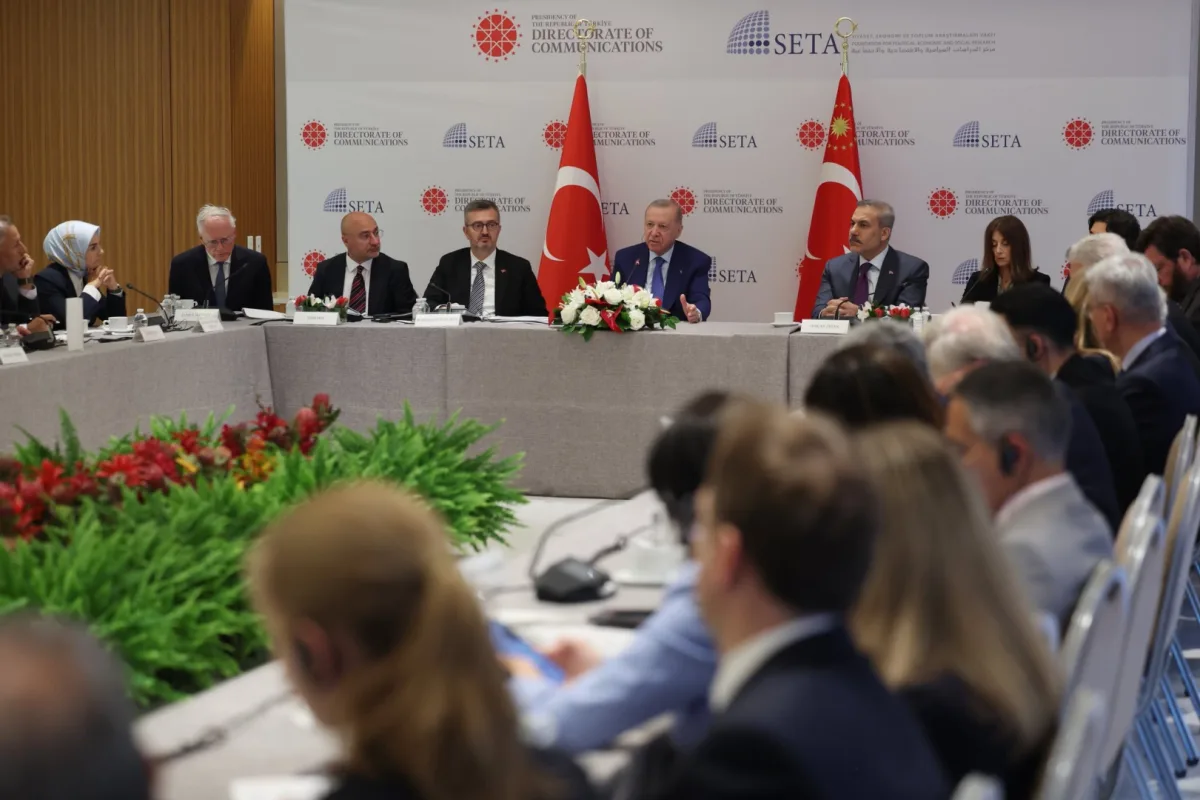Erdoğan, New York'ta ABD'li kuruluşlarla buluştu