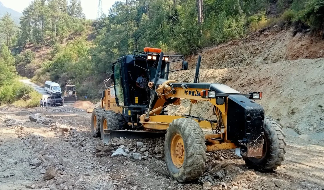 Alanya’nın Kırsalında Yol Seferberliği