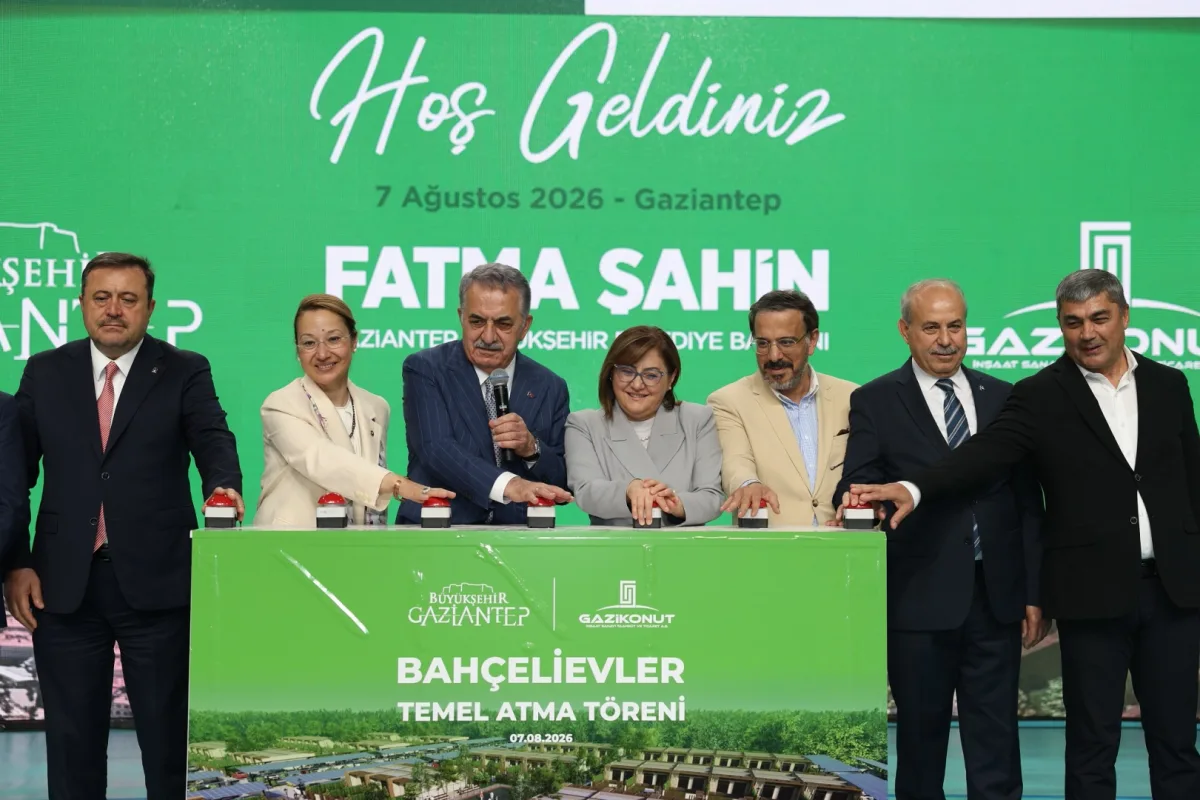 Gaziantep'te 5 Bin Konutun Temel Atması