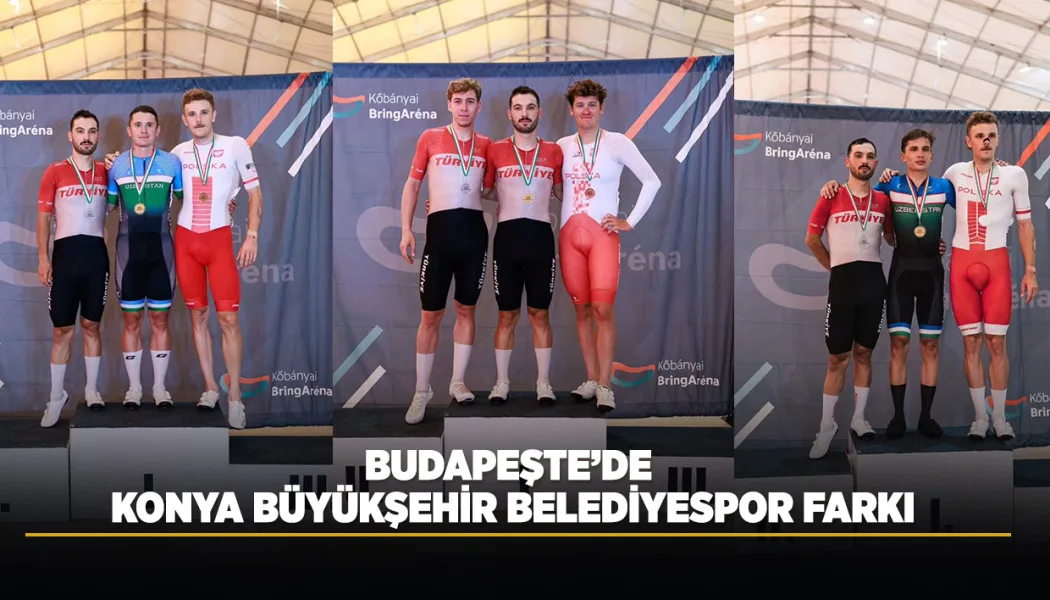 Konyalı Bisikletciler Budapeşte'de Madalya Yağdırdı