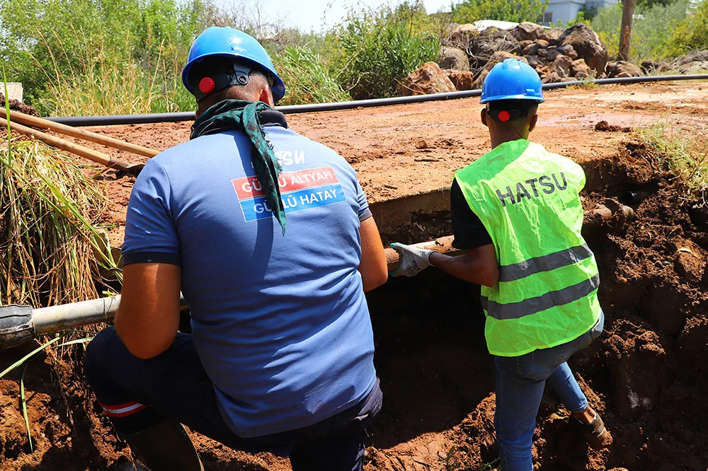 Hatay’da İçme Suyu Altyapısı İçin Çalışmalar Sürüyor