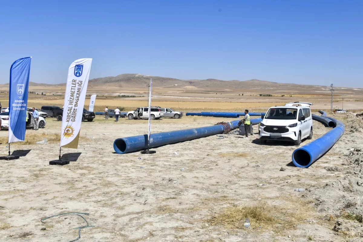 Polatlı’da 5,8 km Sulama Hattı Yenildi
