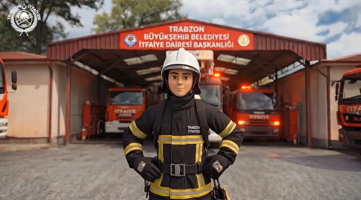 Trabzon İtfaiyesi Yangın Doğru Davranışları İçin Animasyon Hazırladı