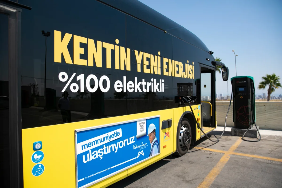 Mersin’de Elektrikli Otobüslerle 4.500 Ton Karbon Koruması