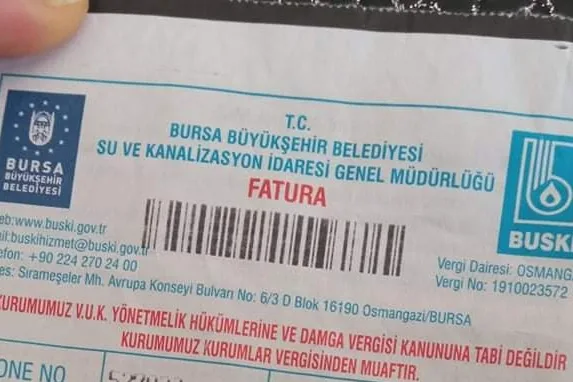 Bursa'da su faturalarına yüzde 28'e varan indirim