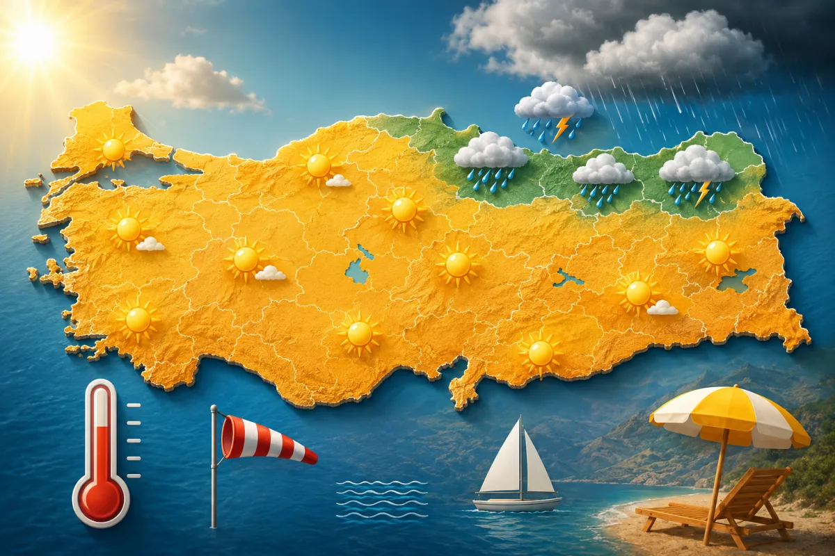 Türkiye'de Sıcaklıklar 40 Dereceye Ulaşacak