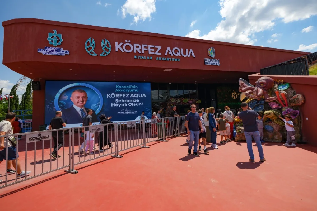 Körfez Aqua Kıtalar Akvaryumu'na 36 bin 809 ziyaretçi
