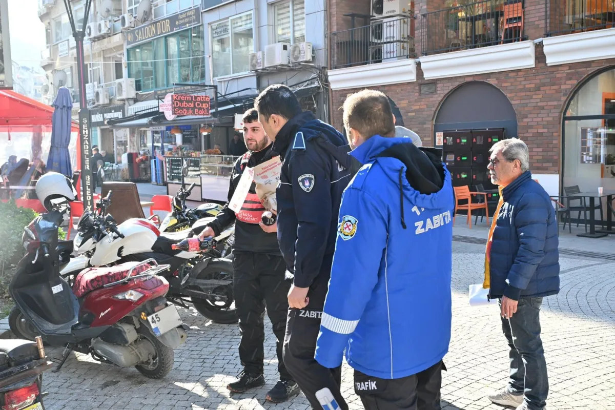 Manisa'da Sevgi Yolları'ndaki Motosiklet Denetimi Hükümdar Oluyor