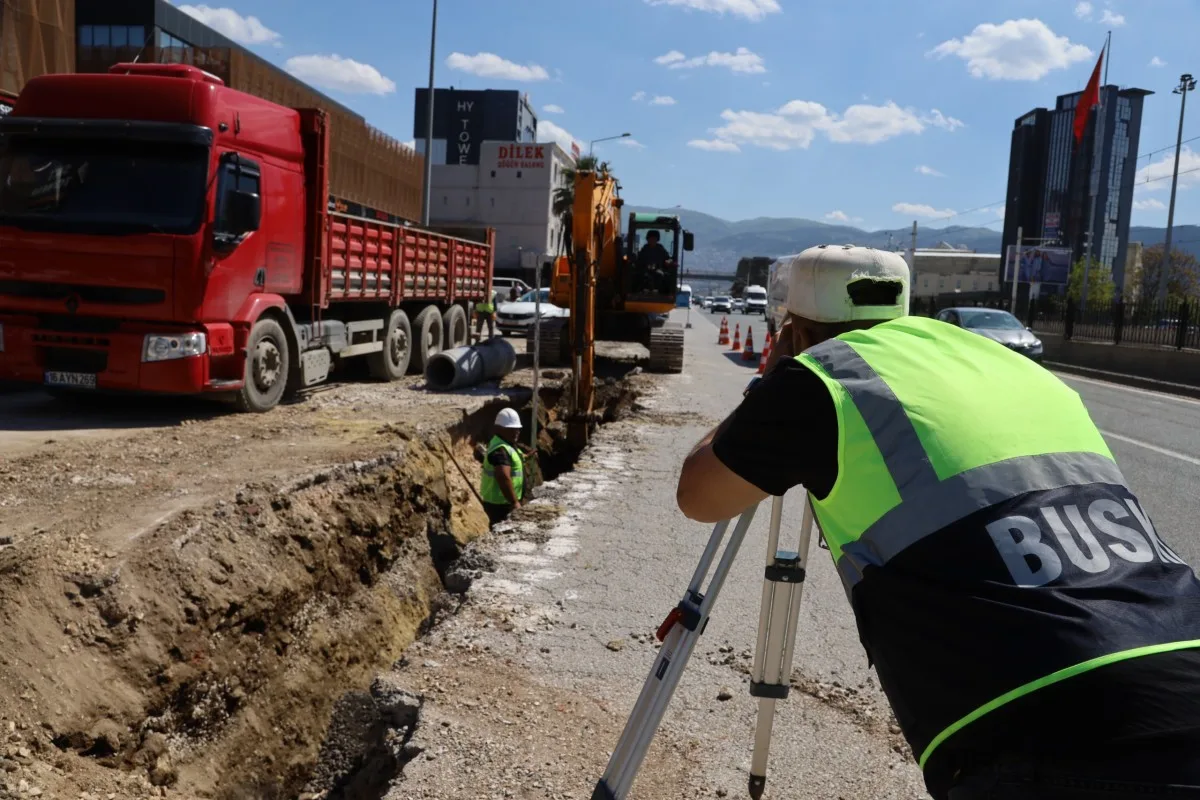 Bursa'da 1.5 km Yeni Su Hattı ve 230 m Yağmur Suyu Çözümü