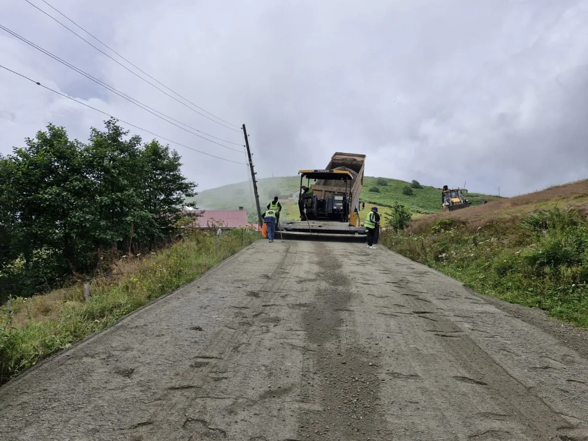 Trabzon’da 4 İlçede Ulaşım İçin 13 Kilometrelik Yol Yenilendi