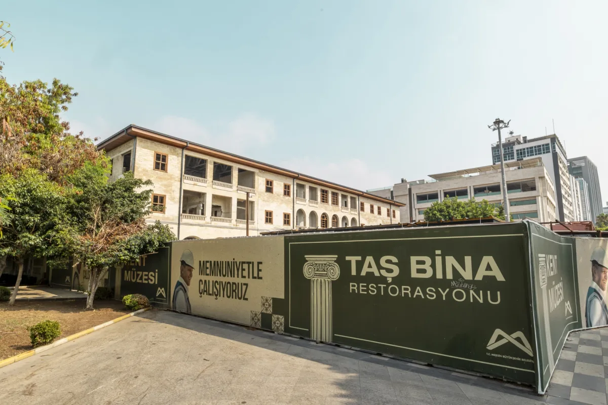 Mersin'de Tarihi Taş Bina, Kent Müzesi Haline Geldi