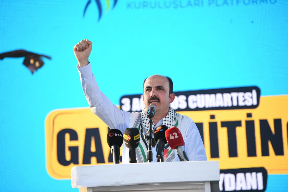 BAŞKAN ALTAY: “FİLİSTİN’İN GÖZYAŞI KURUMADAN İNSANLIĞIN VİCDANI AKLANAMAZ”