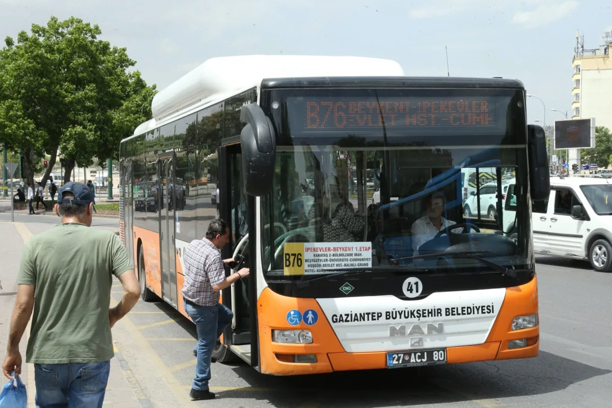 Gaziantep’te 23 Nisan’da toplu ulaşım ücretsiz olacak