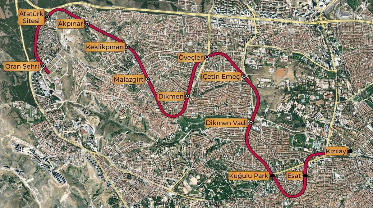 Ankara'ya 4 yeni metro hattı: 44 km'lik büyük atılım
